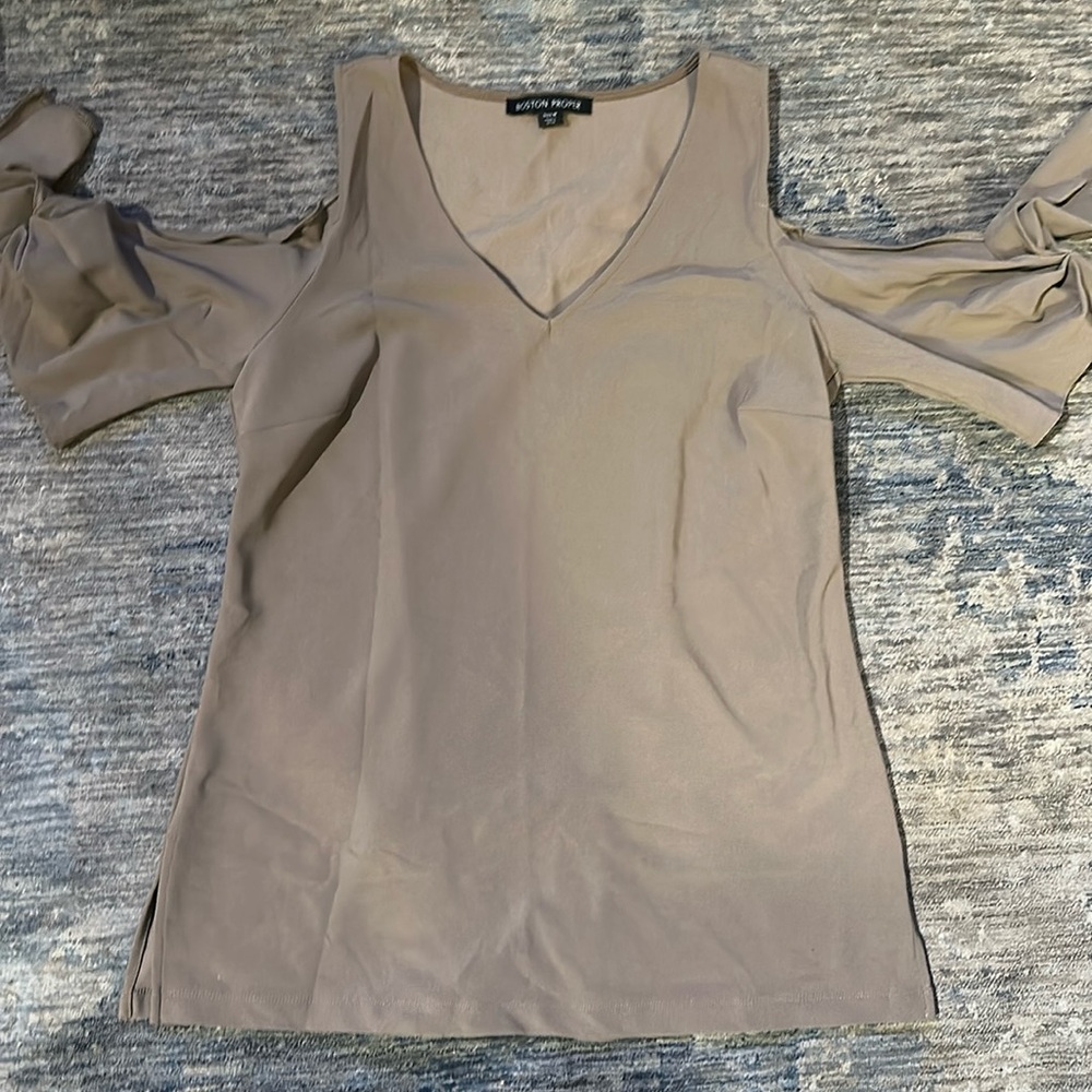 Boston Proper cold shoulder top